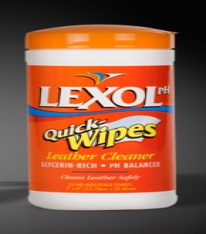 25 LEXOL LEATHER CLEANER WIPES