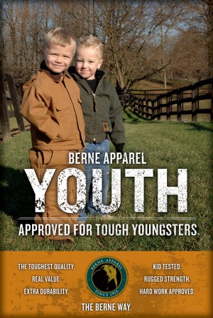 YOUTH BERNE APPAREL HOODED DUCK JACKET